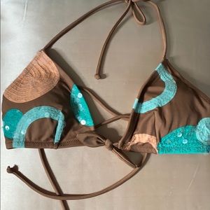SEQUIN BIKINI TOP VICTORIAS SECRET